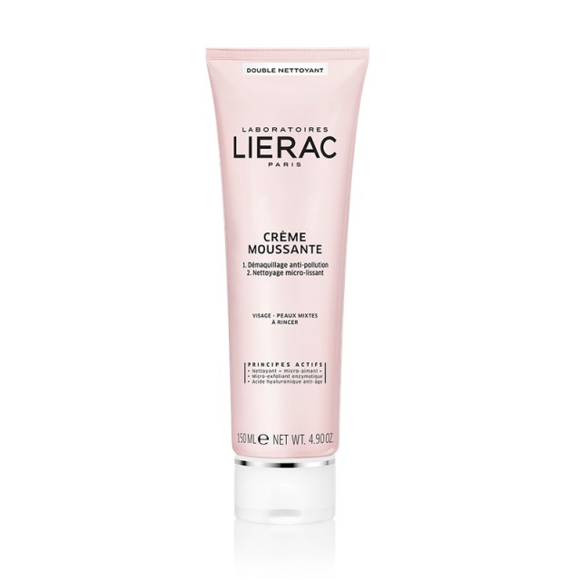 Lierac Demaquillant Creme Moussante Αφριστική Κρέμα Διπλού Καθαρισμού για μεικτές επιδερμίδες 150ml