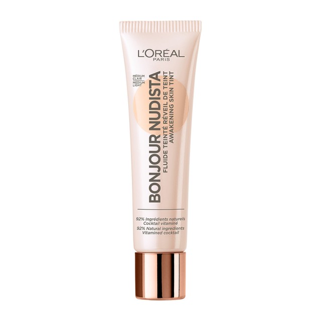 L'Oreal Paris Bonjour Nudista BB Cream Medium Clair 30ml