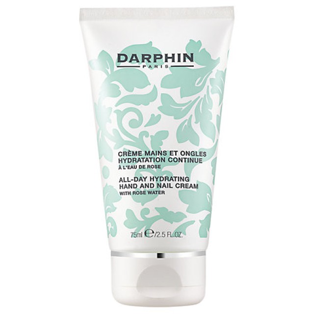 DARPHIN All-Day Hydrating Hand and Nail Cream with Rose Water 75ml