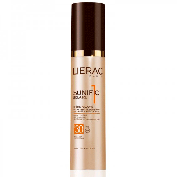 LIERAC SUNIFIC 1 SPF30 CREME VELOURS VISAGE 50ML