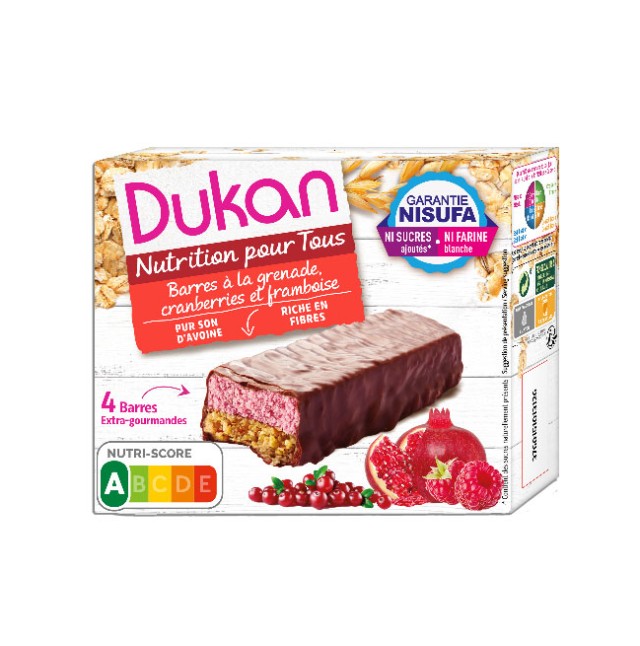 Dukan Γκοφρέτες βρώμης με σοκολάτα & Μούρα 120gr