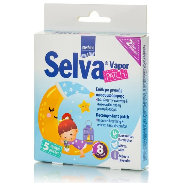 Intermed Selva Vapor Patch Επίθεμα Ρινικής Αποσυμφόρησης 5τμχ