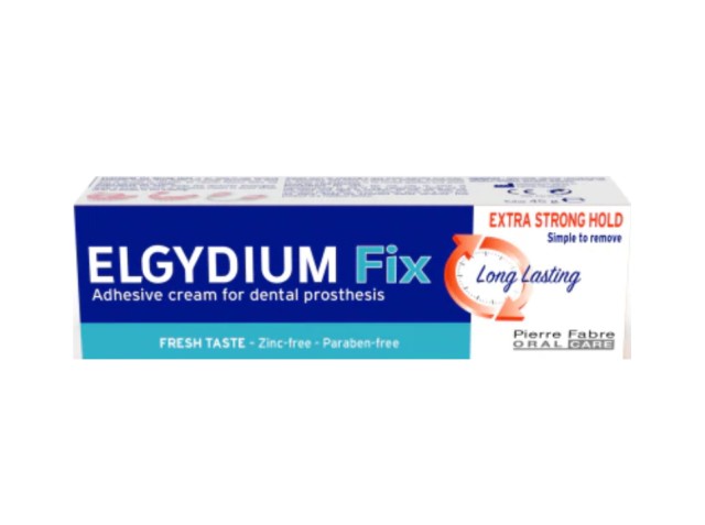 Elgydium Fix Στερεωτική Κρέμα για Τεχνητές Οδοντοστοιχίες Extra Strong Hold 45g