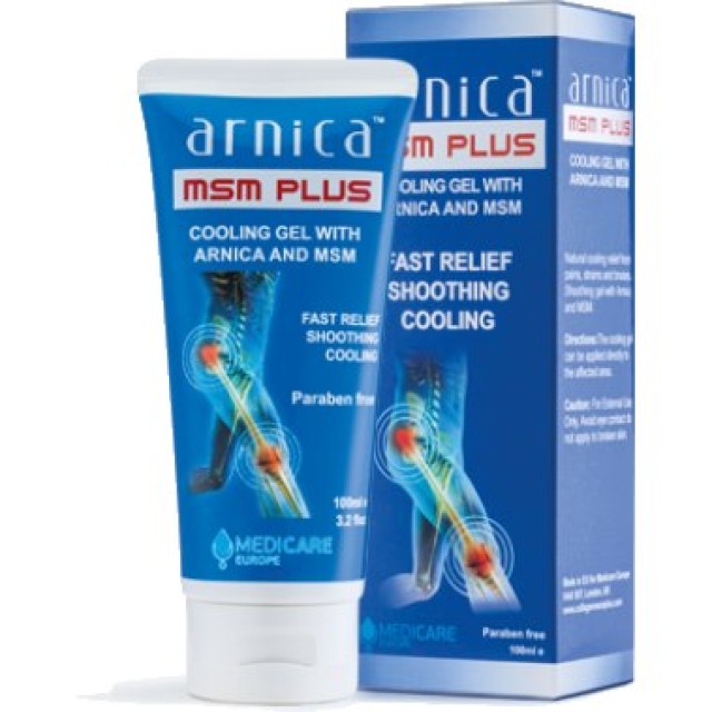 Medicare Arnica MSM Plus Gel Κρυοθεραπείας 100ml