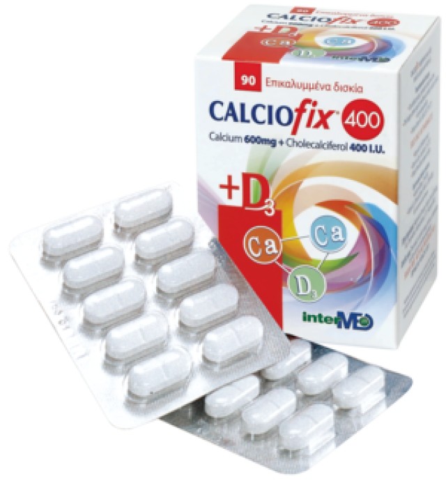 INTERMED CALCIOFIX 400 (CALCIUM 600MG+400IU D3) 90TABS