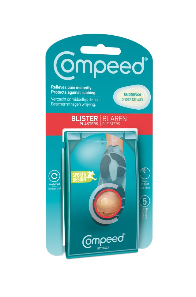 Compeed Επιθέματα Για Φουσκάλες Κάτω Από Το Πέλμα -20%, 5τμχ