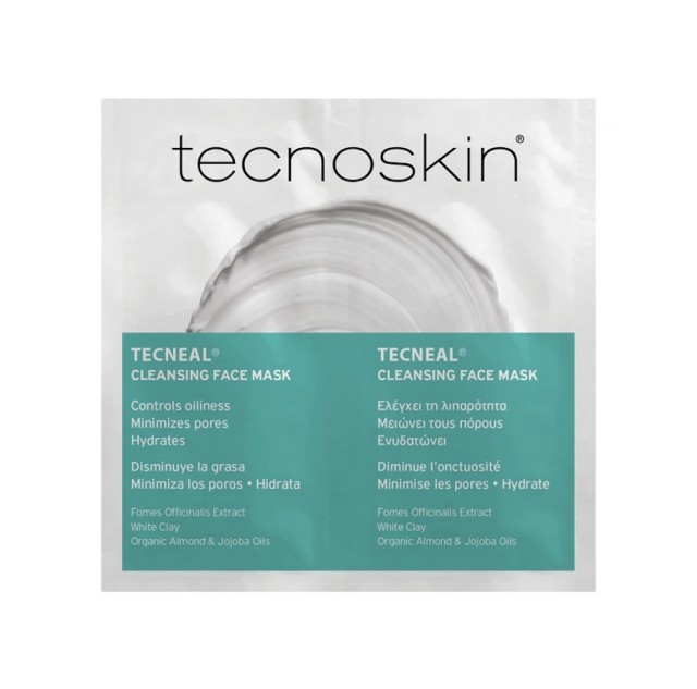 Tecnoskin Tecneal Cleansing Face Mask Mάσκα Προσώπου για Βαθύ Καθαρισμό 2x6ml