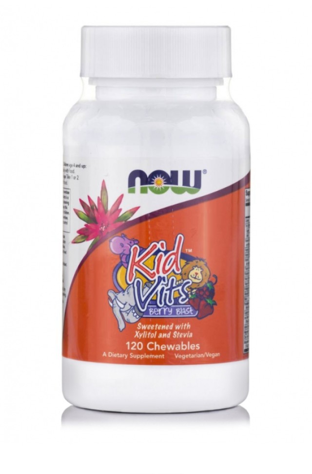 Now Foods Kid Vits Berry Blast 120 Chewables