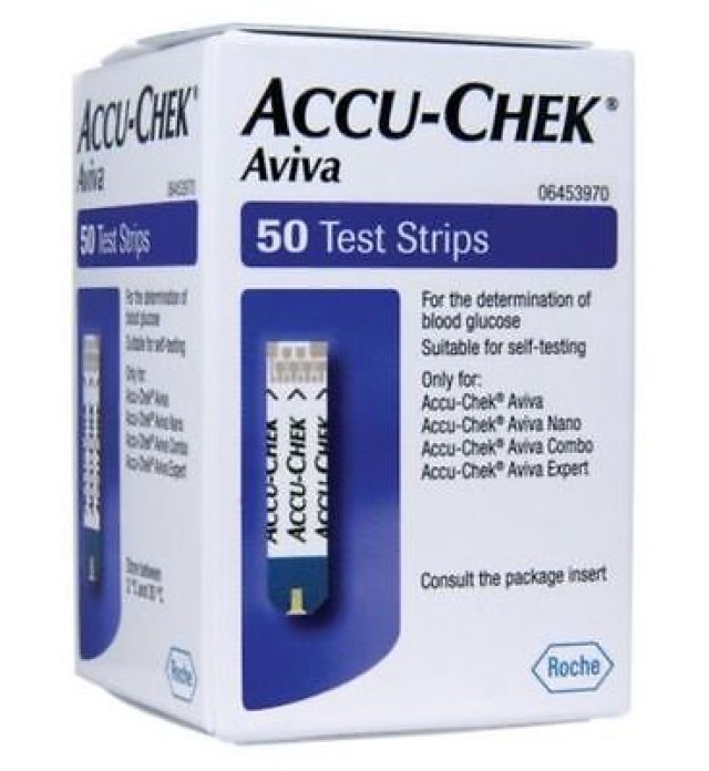 ACCU CHEK AVIVA 50STRIPS