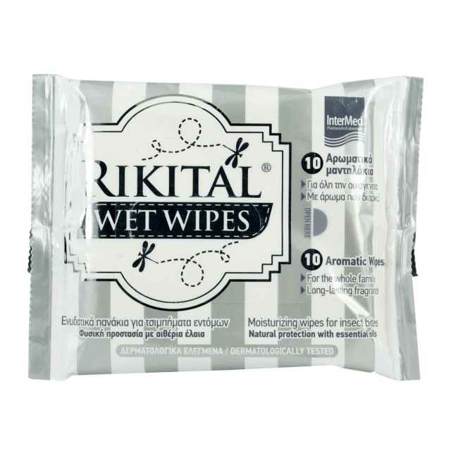 INTERMED RIKITAL WET WIPES PACK X10