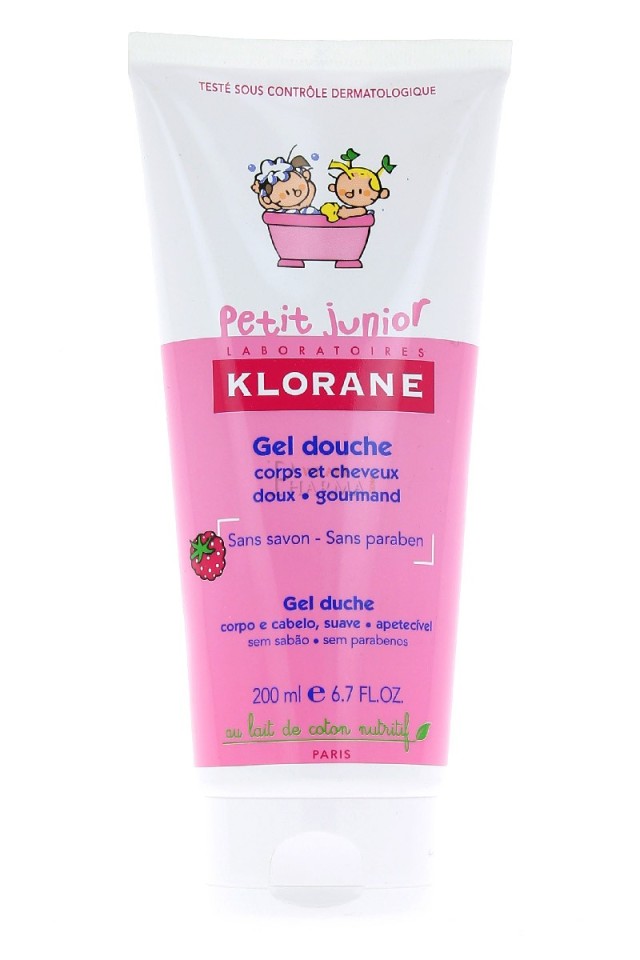 KLORANE PETIT JUNIOR GEL DOUCHE FRAMBOISE 200ml