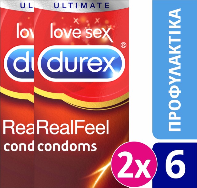 DUREX REALFEEL 2 x 6 τεμάχια