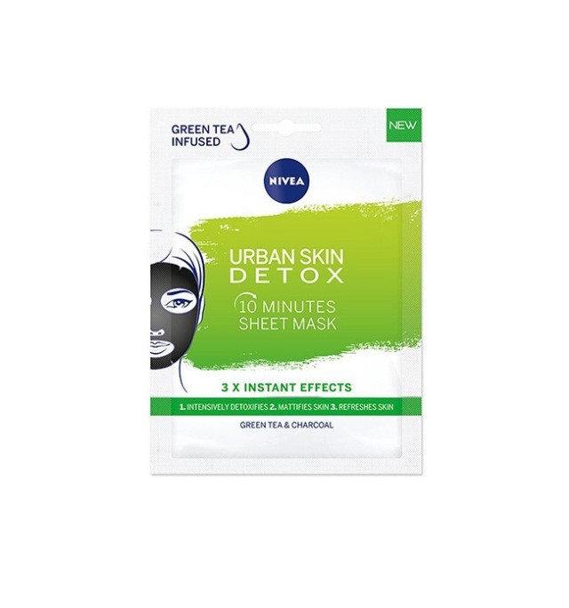 NIVEA Urban Skin Detox Υφασμάτινη Μάσκα 1 τμχ