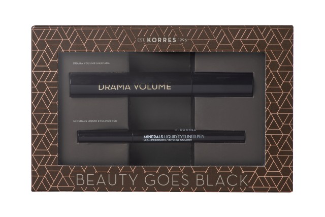 Korres Set Drama Volume Mascara & Korres Minerals Liquid Eyeliner Pen