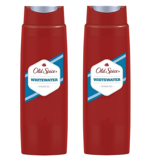 Old Spice White Water Αφρόλουτρο για Άντρες 400ml 1+1 Δώρο