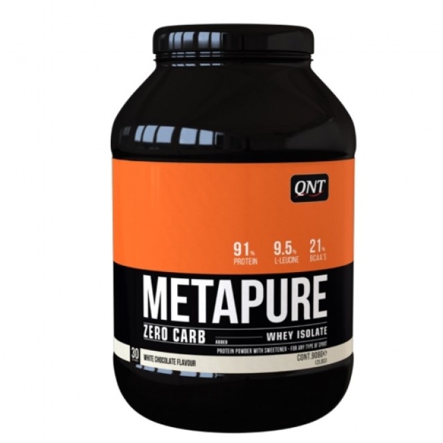 QNT Metapure Zero Carb Whey Isolate Protein Powder White Chocolate 908gr