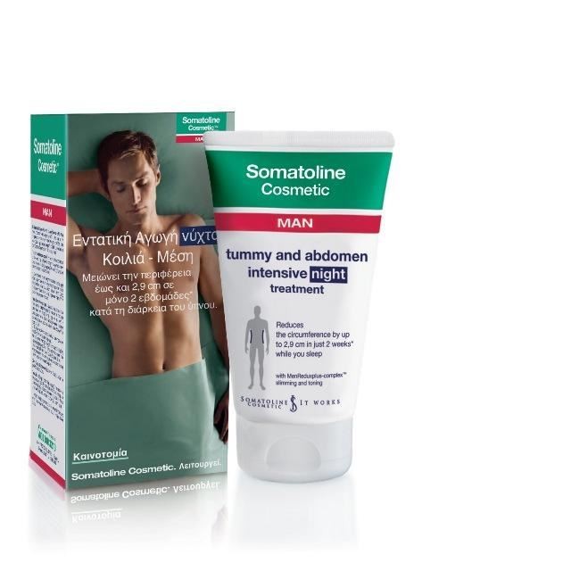 SOMATOLINE COSMETIC MAN ΕΝΤΑΤΙΚΗ ΑΓΩΓΗ ΝΥΧΤΑΣ ΚΟΙΛΙΑ - ΜΕΣΗ 150ml