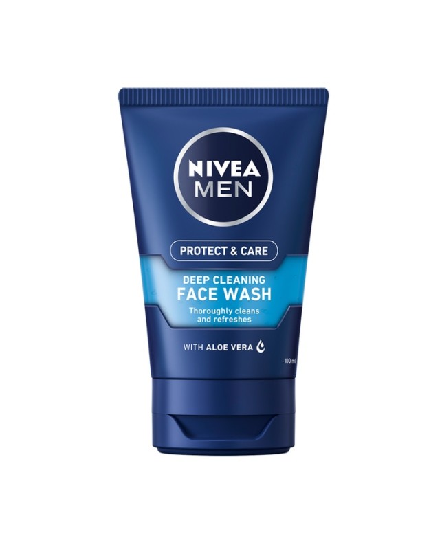 NIVEA MEN Protect & Care Gel Καθαρισμού Προσώπου 100ml