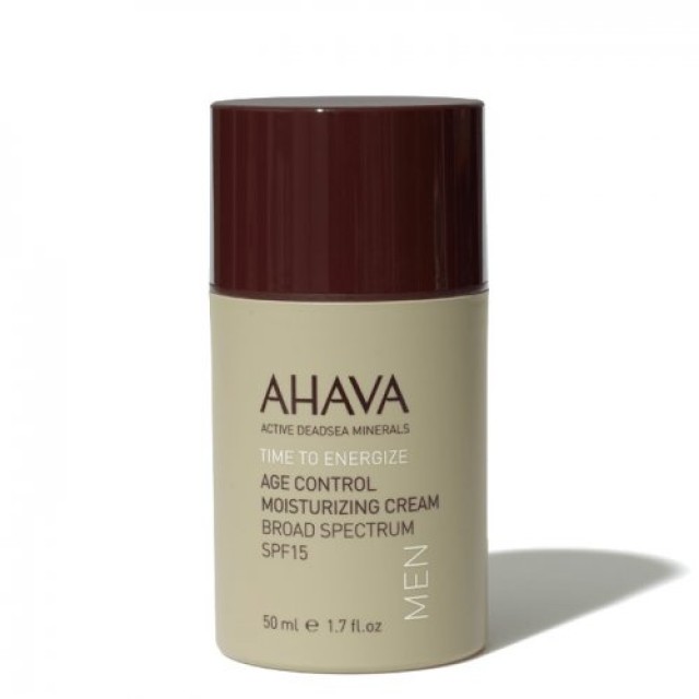 Ahava Mens Age Control Moisturizing Cream Broad Spectrum SPF15 50ml