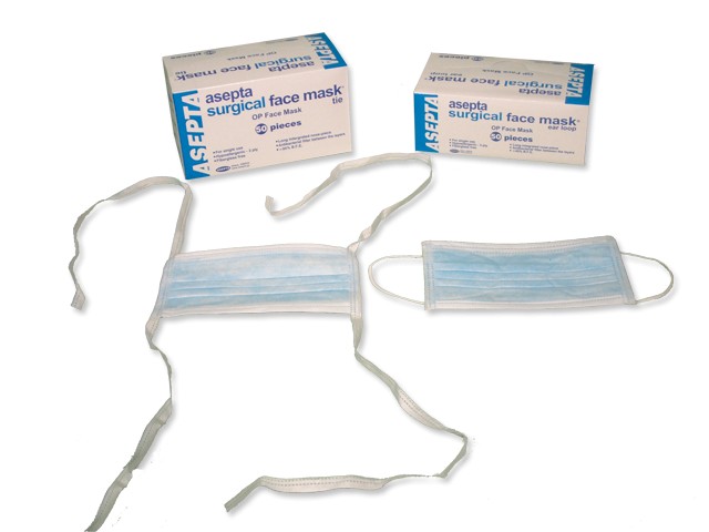 ASEPTA Surgical Face Mask ear loop με λάστιχο 50τμχ.