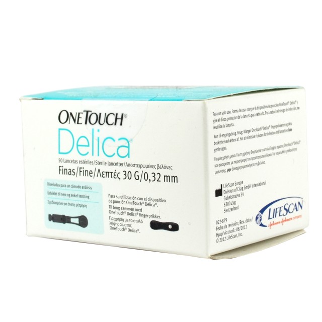 ONE TOUCH DELICA 50 LANCETS 30G 0,32MM