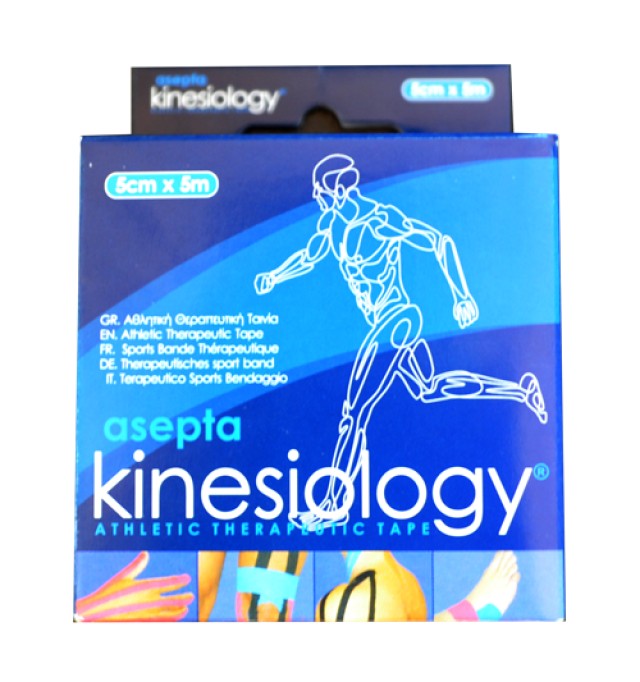 ASEPTA Kinesiology tape χρώματος Ροζ, 5cmX5m